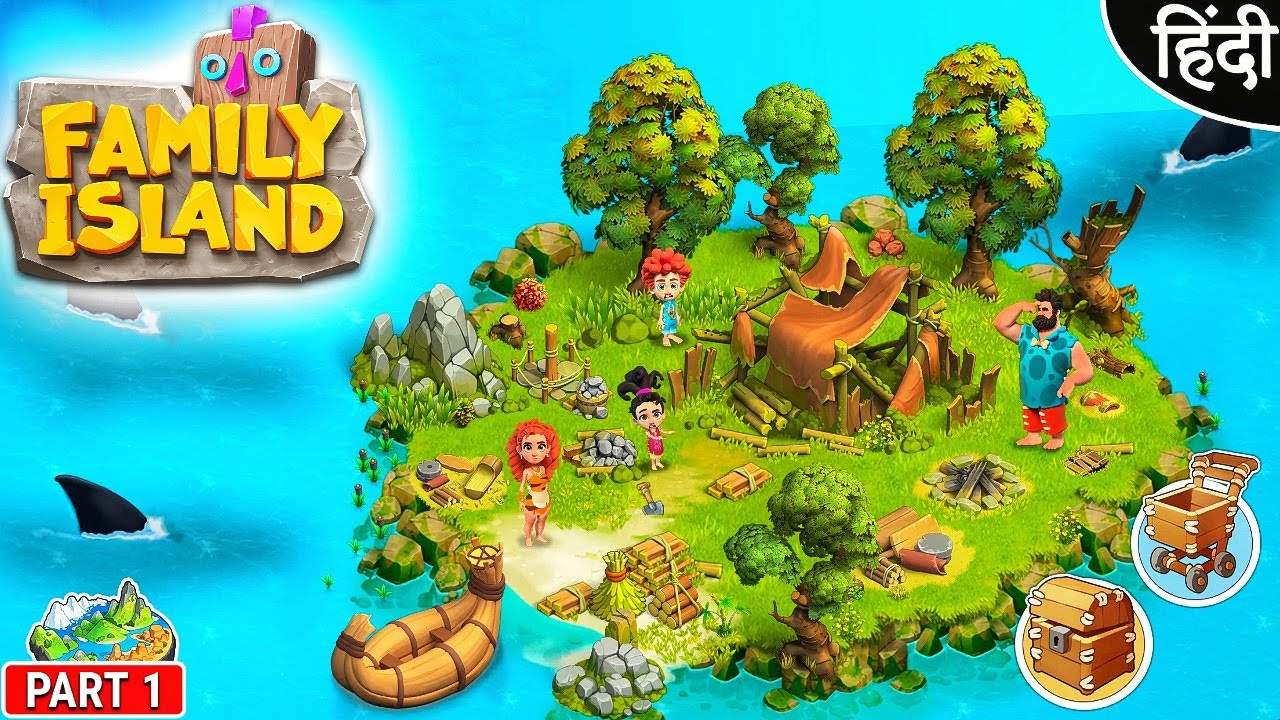 Stuck On beautiful Island 🔥🔥🔥 Playing New Mobile Game Family Island Part 1 YouTube