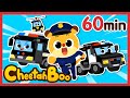 Lets go heroes  police squad rescue team compilation  kids song  nursery rhymes cheetahboo