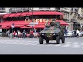 défilé 14 juillet 2017 boulevard Raspail Paris