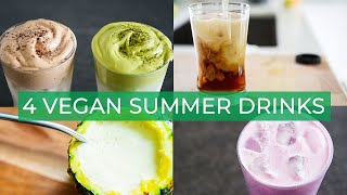 4 plantbased Summer Drinks Recipes TO COOL OFF!