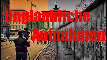 Unglaubliche Aufnahmen der Berliner Mauer – Ein Blick in die Vergangenheit! DDR, DDR