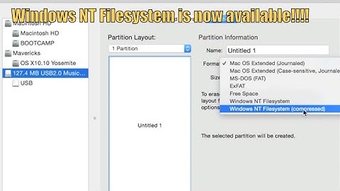 How to Format in NTFS with Disk Utility on OS X Yosemite