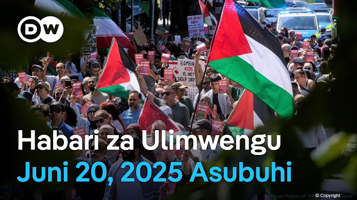 DW Kiswahili Habari za Ulimwengu | Juni 20, 2025 | Jioni | Swahili Habari leo | Podcast