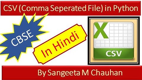 CSV WITH DATAFRAME IN Python | CBSE PRACTICAL LIST Q12 IP | BY Sangeeta M Chauhan]