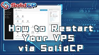 How to Restart Your VPS via SolidCP Profile