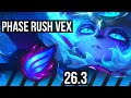 VEX vs IRELIA (MID) | 53K damage, Phase Rush | EUW Challenger | 26.3