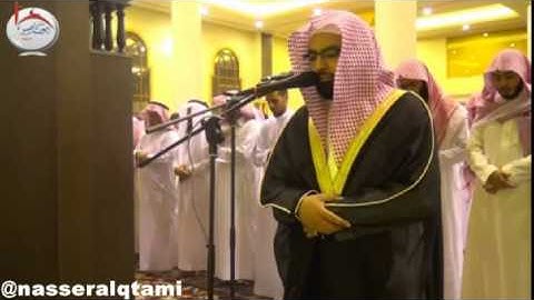 تلاوة بديعة من ليلة 1 رمضان 1436هـ للشيخ ناصر القطامي - تسجيل قناة آيات