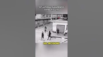Situational Awareness Saved His Life #shorts