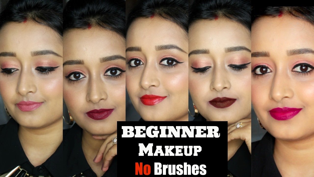 Easy BEGINNER NYE/ Party Makeup | No Makeup Brushes |5 Lip Options | ONE Eye shadow camera iphone 8 plus apk