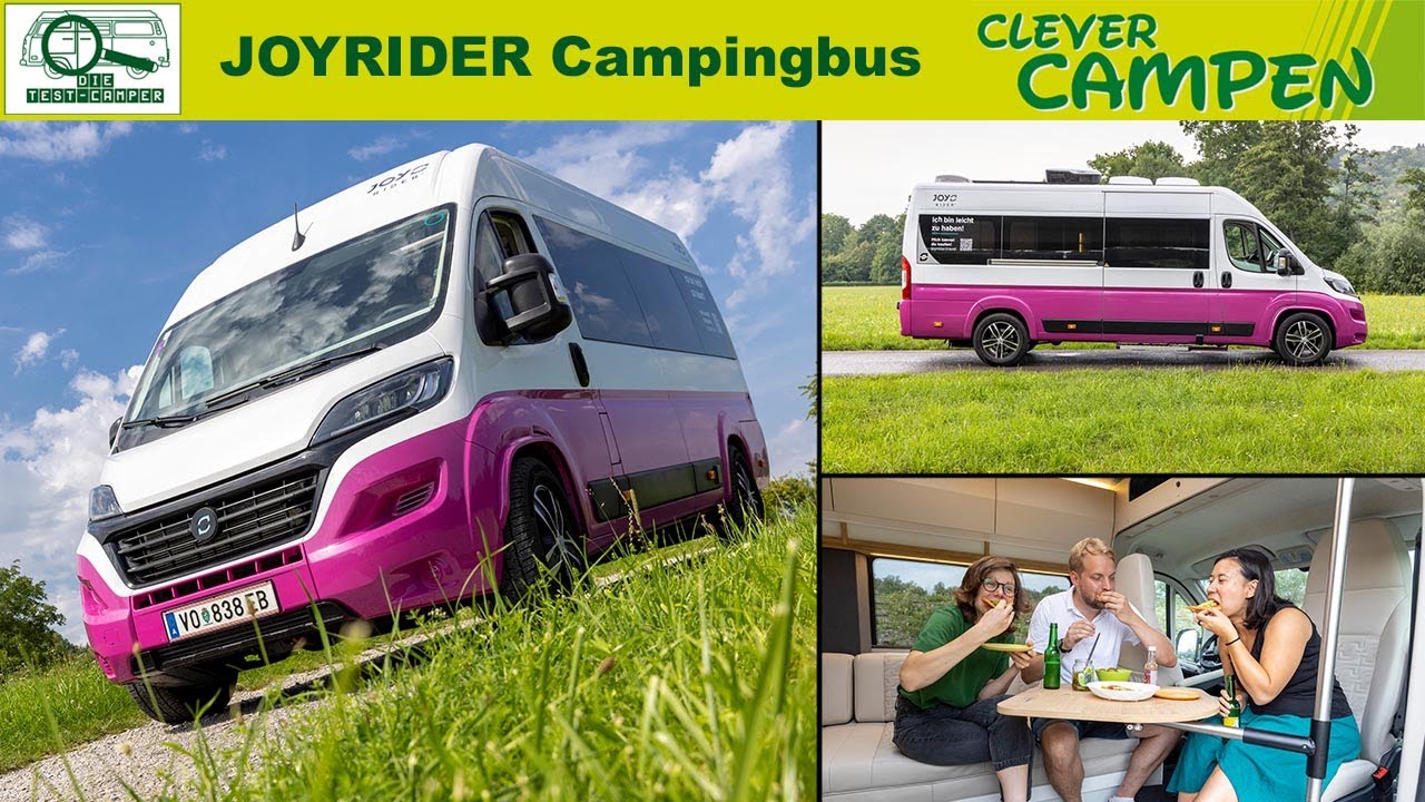 Joyrider 640 - Auffällig und anders. Ein Campingbus mit speziellem Grundriss - Clever Campen