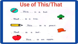 Use of This and That # Use of this\that in english# viralvideo