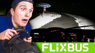 Glatteis ALARM auf der Autobahn!  (Flixbus) Fernbus Simulator