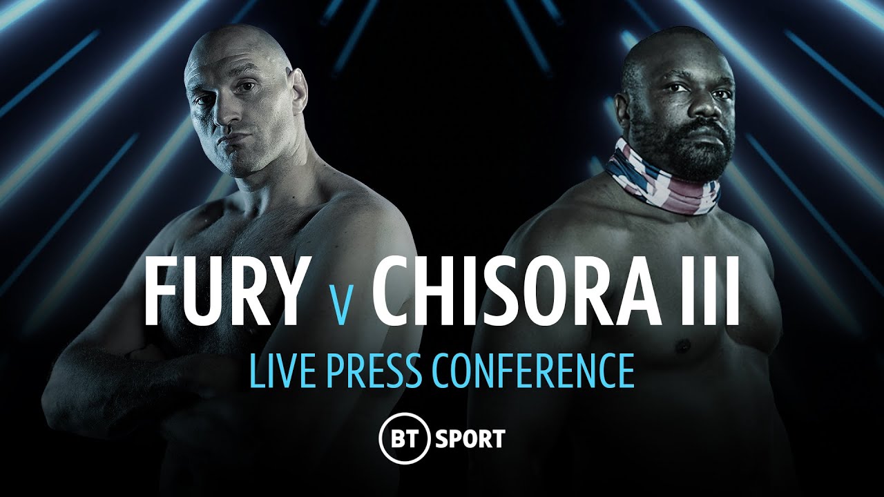 Fury vs Chisora 3 press conference Free live stream on BT Sport