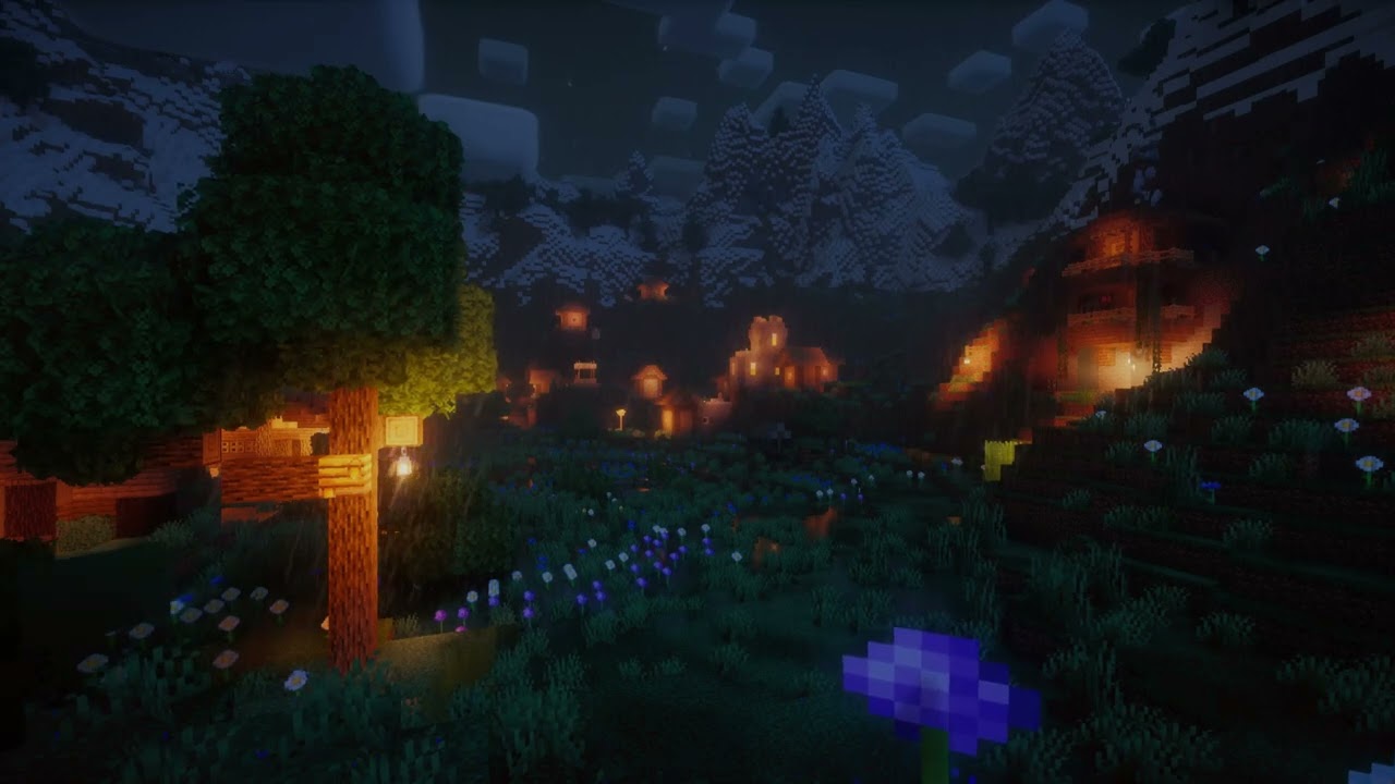 rain & slightly slowed minecraft music  🌧‧₊⋅𓂃 ࣪ ִֶָ☾.🌧