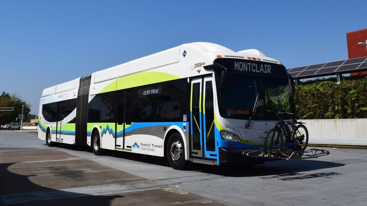Foothill Transit 2020 New Flyer XN60 #2908 - Ride Video - YouTube