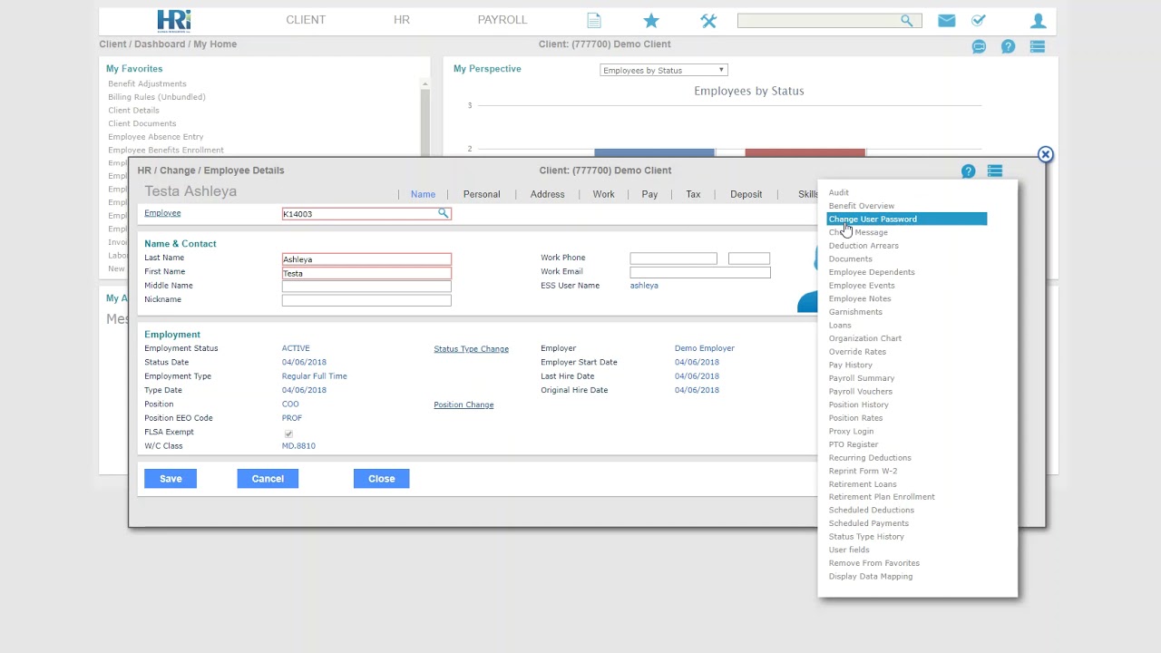 PrismHR Updating Employee Password YouTube PrismHR Updating Employee Password YouTube