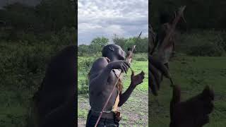 Hadzabe man Teaching us hunting and survival skills viral hadzabetribe indigenousculture shorts