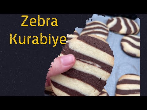 Zebra Kurabiye 👌Ağızda Dağılan Un Kurabiyesi Orjinal Şekliyle🦓🎬