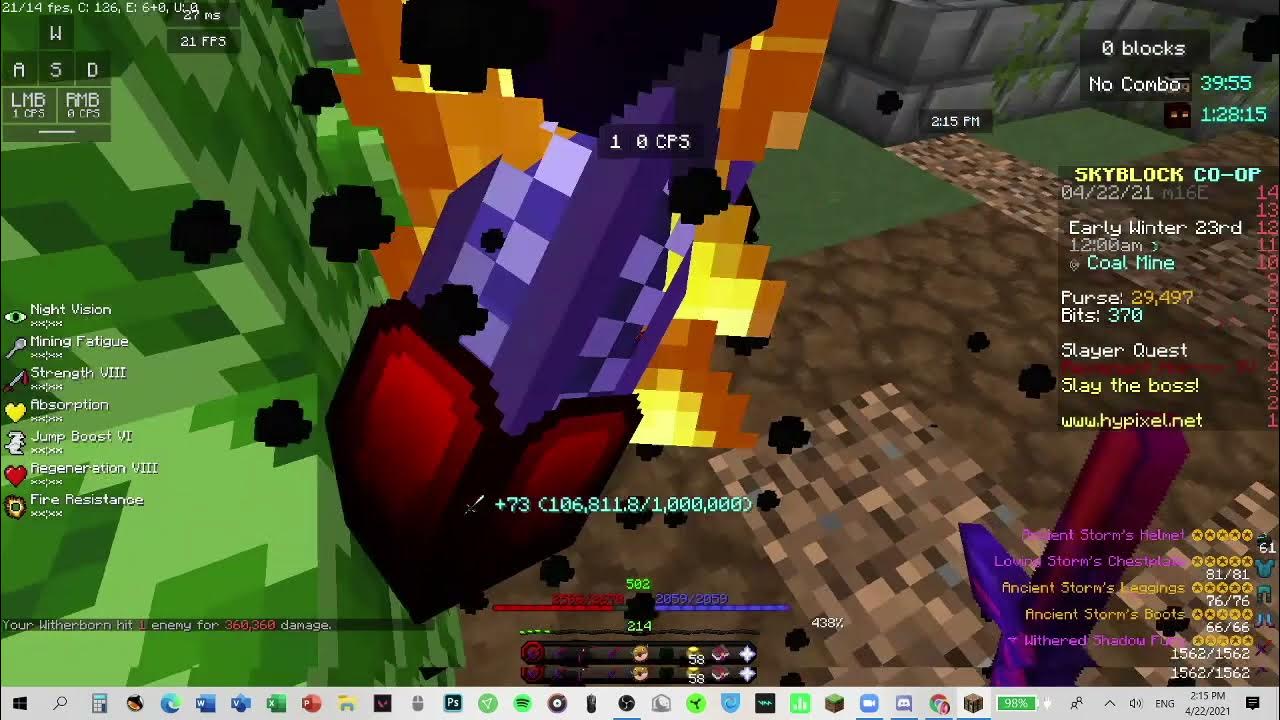 Hypixel Skyblock Unlocking Zombie Slayer Level 7 YouTube