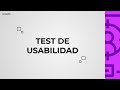 Test de usabilidad - Píldoras de conocimiento