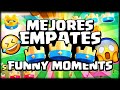 LOS MEJORES EMPATES A 3 CORONAS, REACCIONANDO A FUNNY MOMENTS de Clash Royale - WithZack