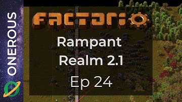Factorio Rampant Realm 2.1 Ep 24: Rocket Launch