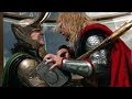 Thor vs Loki.Loki make Thor to fight him for Jötunheim.Thor Defeats Loki.Thor (2011)
