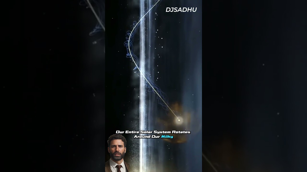 "🌌✨ Galactic Ballet: Witness How Our Solar System Dances Around the Milky Way 🌠🌍" 