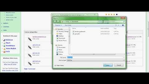 how to get a godsword cursor / mouse on windows 7