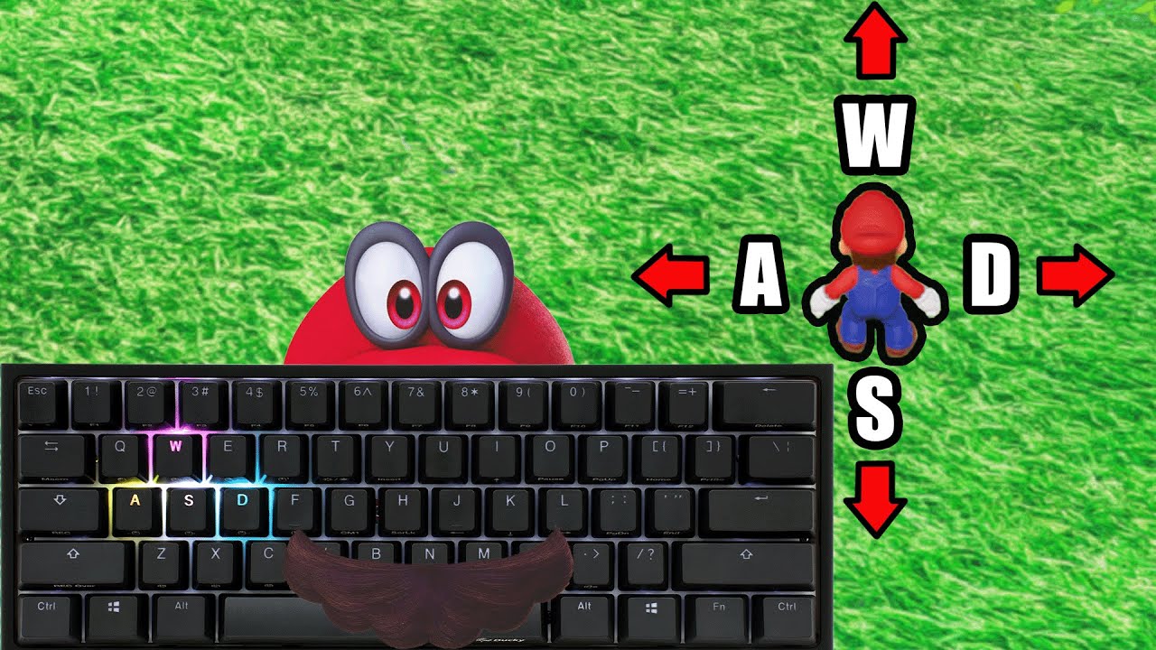 Playing Super Mario Odyssey with a Keyboard! - YouTube