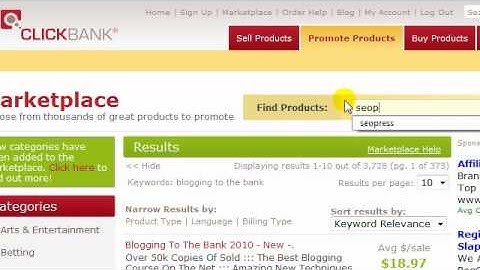 Wordpress Blog Add Clickbank Affiliate Links