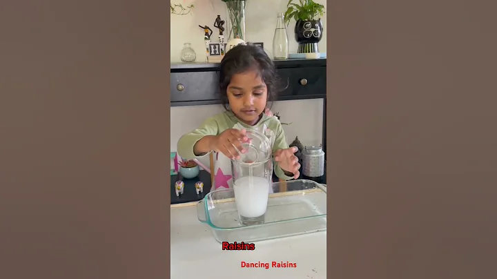 Dancing Raisins   #kidsscienceexperiment #preschoollearning #scienceexperiment #scienceproject
