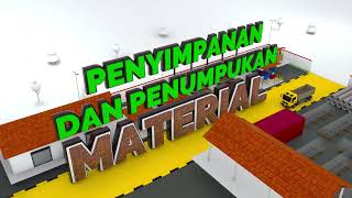 Animasi Penyimpanan & Penumpukan Material - Hutama Karya