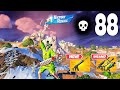 88 elimination solo vs squads zero build gameplay wins fortnite chapter 5