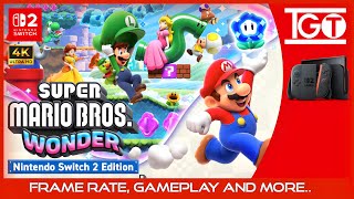 Super Mario Bros Wonder | Switch 2 | Frame rate, Gameplay and more @TheGamesTester1