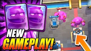 NEW ELIXIR GOLEM GAMEPLAY & DECKS!! THIS CARD IS INSANE!! - Clash Royale