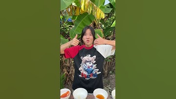 Nước chấm rau củ quả đáng sợ - Scary vegetable dipping sauce  #funny #shorts