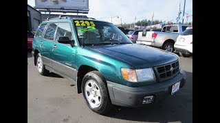 1999 SUBARU FORESTER AWD SOLD!!