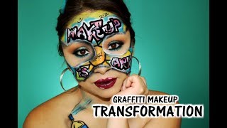 GRAFFITI MAKEUP| Collab w/AMBER MANCHA screenshot 3