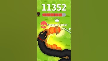 Snake.io Game | Slither.io Snake Ude Vs Revered Gamer | #snake #worm #wormate #snakeio #shorts