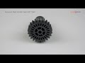 Шестерня с валом для мясорубки Kenwood KW715561