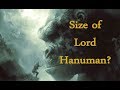 What is the biggest size of lord hanuman