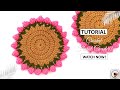 Crochet Floral Coaster Tutorial - Easy Beginner-Friendly Pattern