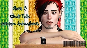 Sims 3 Chair Talk Custom Animations Pack