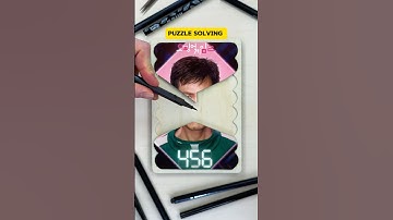 Solving Paper Craft Puzzle with Gi-hun by Squid Game 2 🧩#squidgame #squidgame2 #papercraft #puzzle