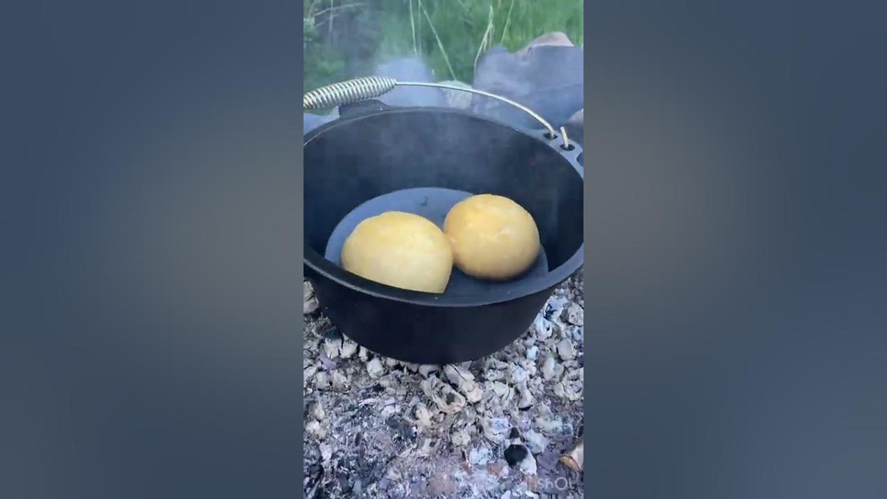 Outdoor Baked Bread in a Cast Iron Camp Dutch Oven – Crucible Cookware