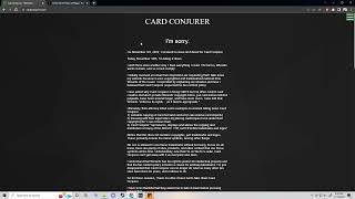 Wizards of the Coast gets Cardconjurer taken down