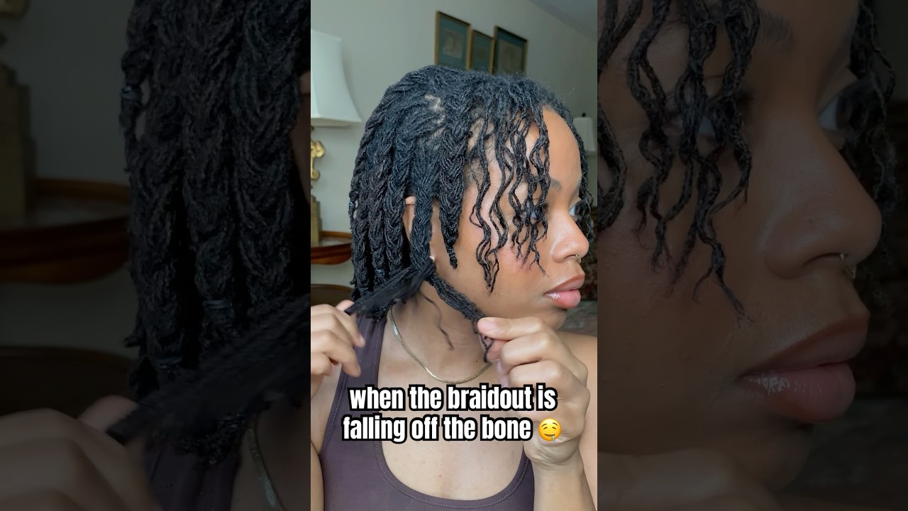 Should I remove the braids? Braidout Results | Easy Microloc Styles | 