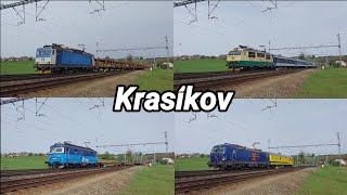 Vlaky / Trains: Krasíkov (trať / track: 270) - 9.4.2024