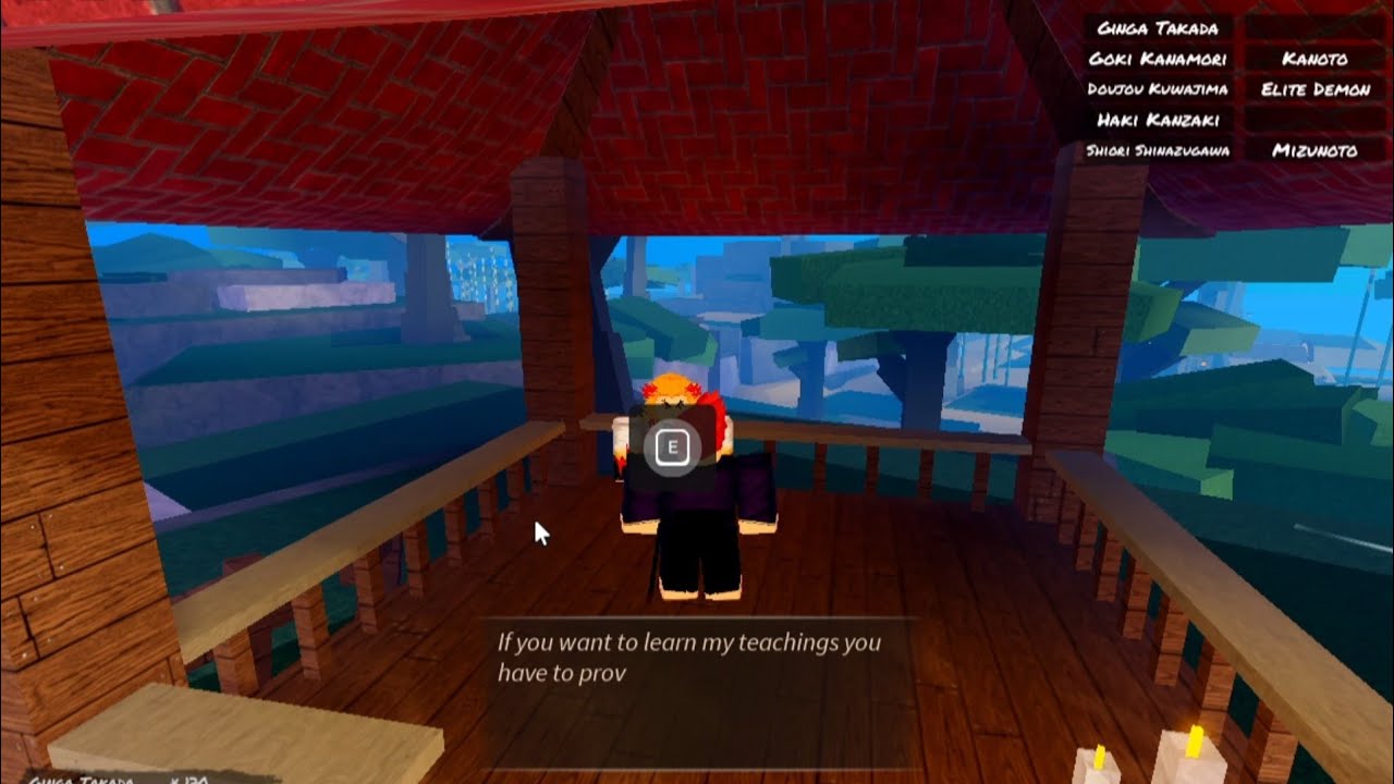 Flame Breathing Trainer Location In Demon Slayer Midnight Sun Where